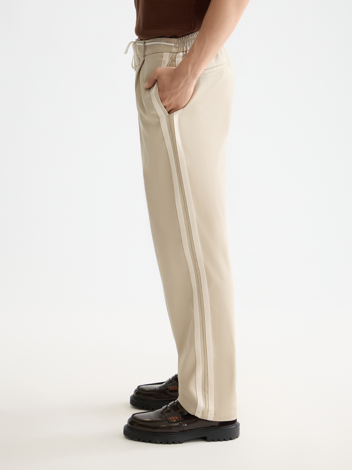 Pleated straight fit jogger - Scotch & Soda AU