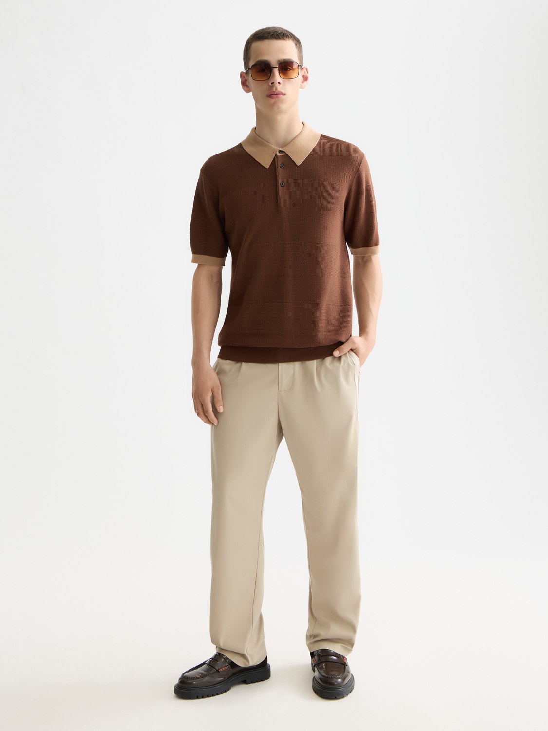 Pleated straight fit jogger - Scotch & Soda AU