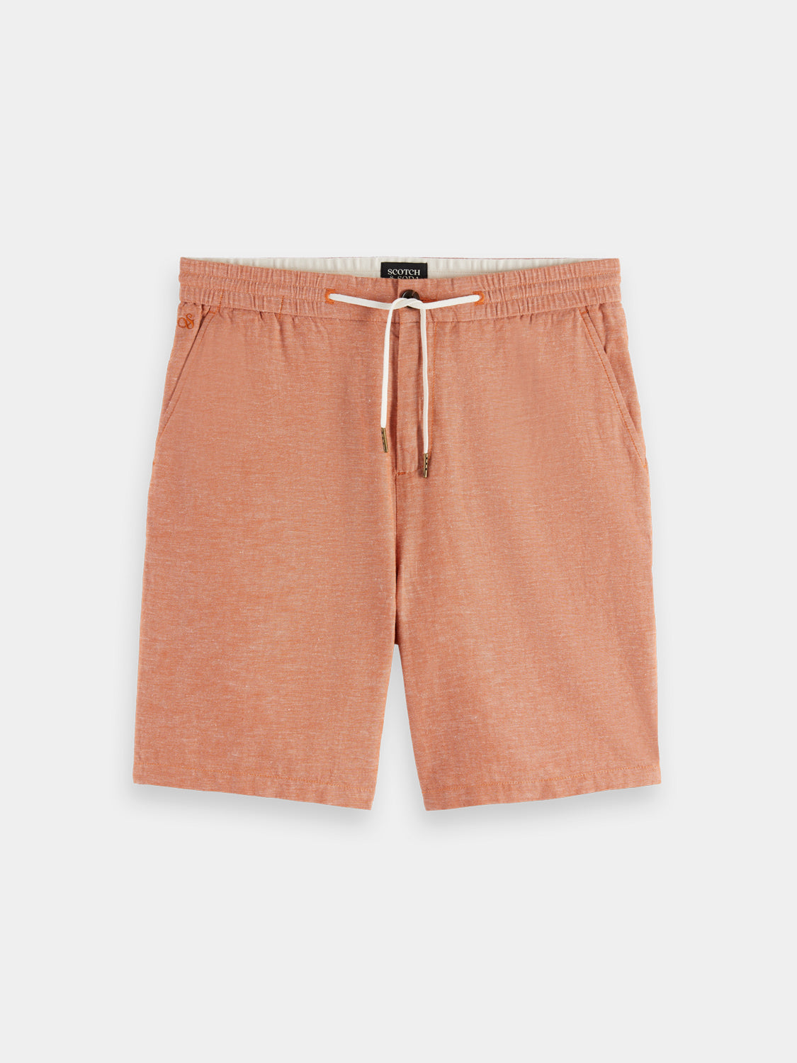 Fave cotton-linen shorts - Scotch & Soda AU