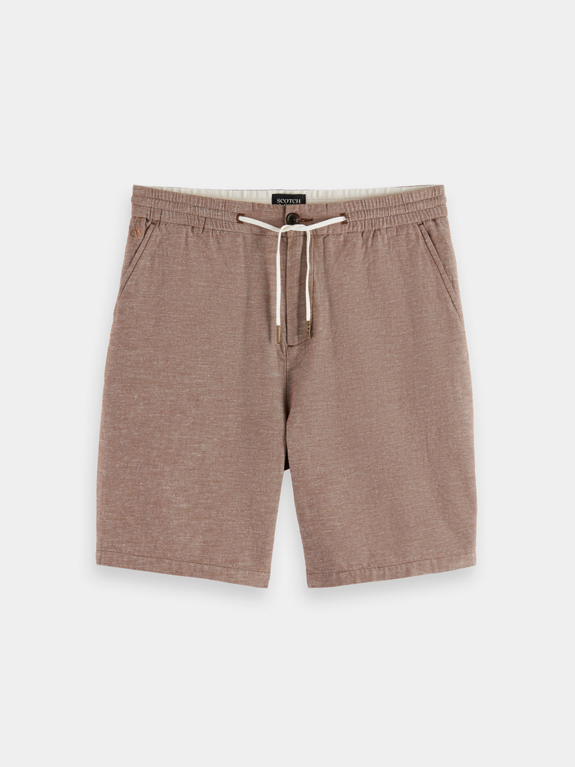 Fave cotton-linen shorts - Scotch & Soda AU