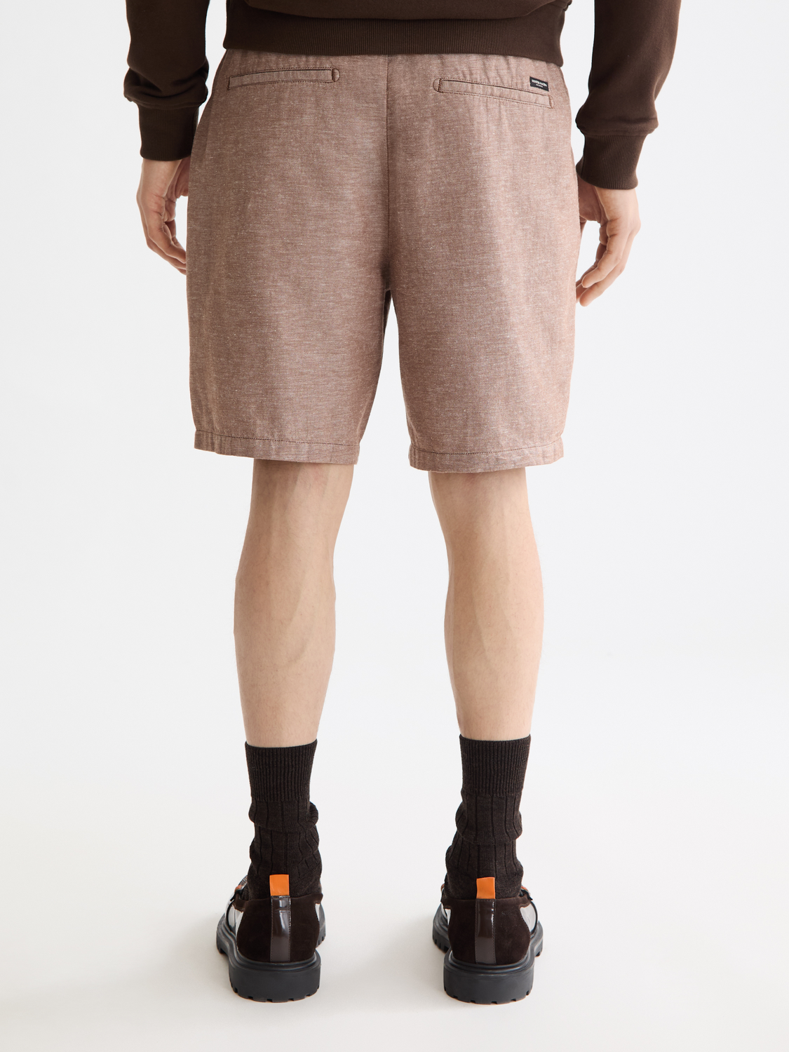 Fave cotton-linen shorts - Scotch & Soda AU