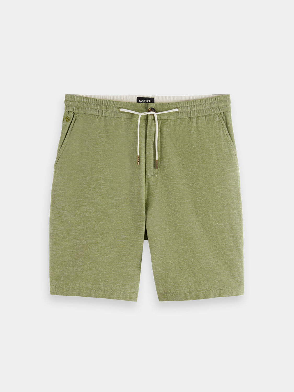 Fave cotton-linen shorts - Scotch & Soda AU