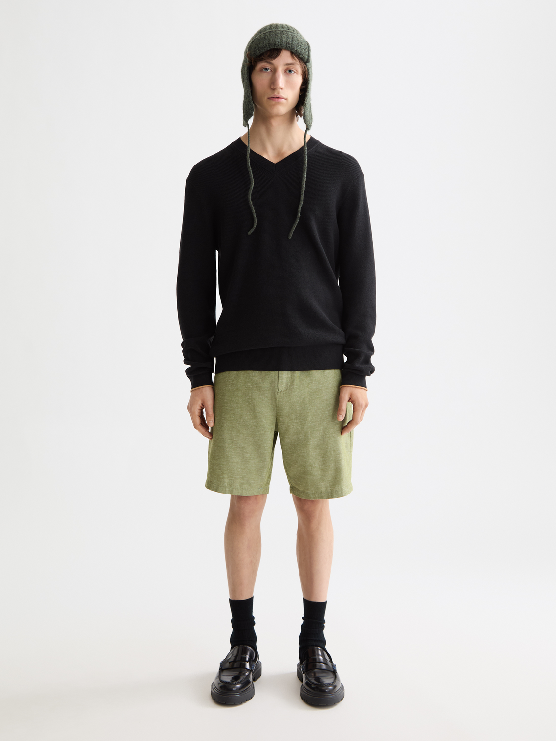 Fave cotton-linen shorts - Scotch & Soda AU