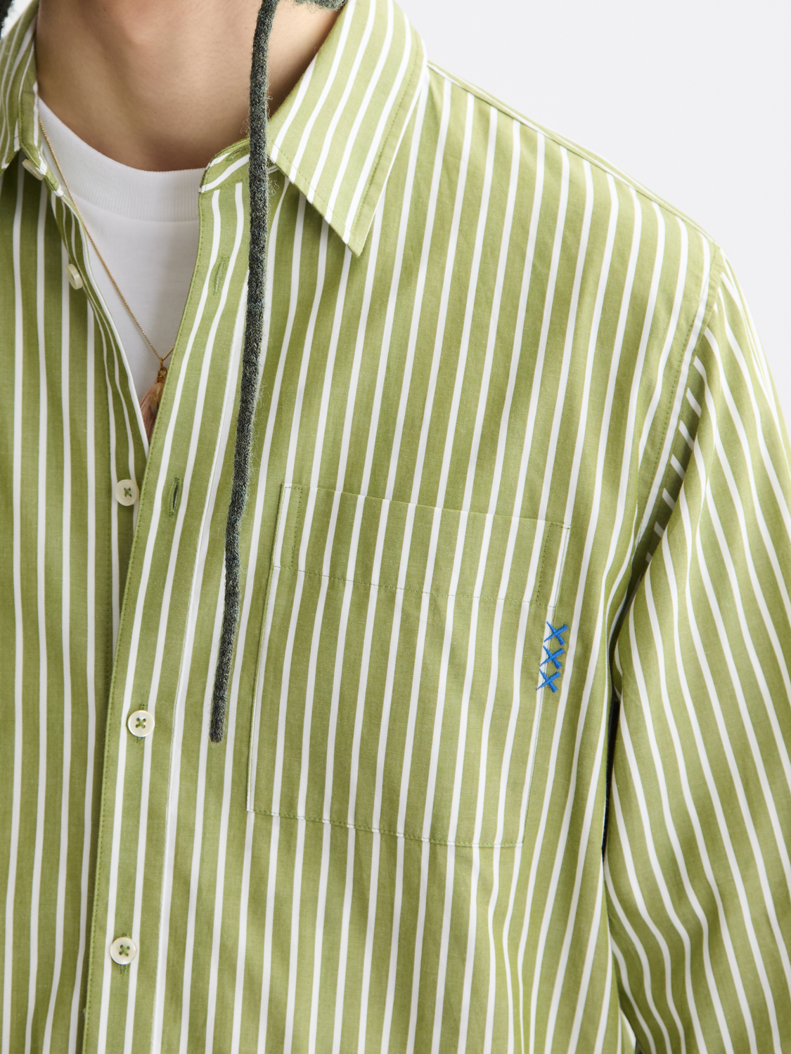 Striped poplin shirt - Scotch & Soda AU
