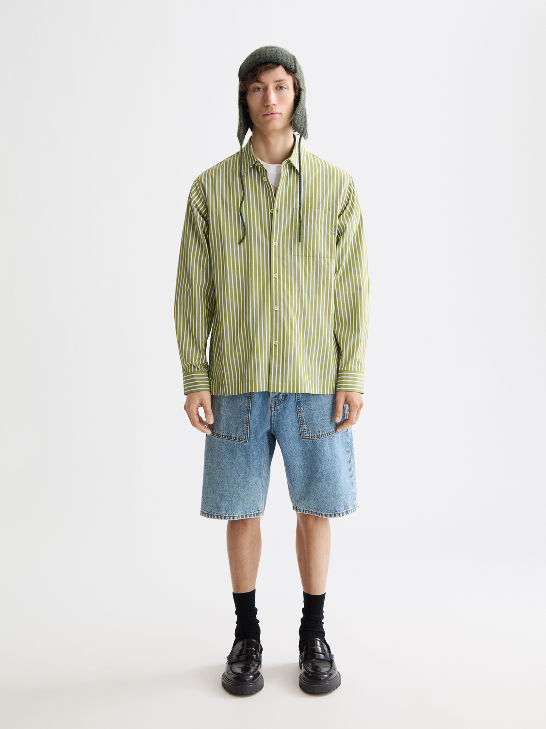 Striped poplin shirt - Scotch & Soda AU