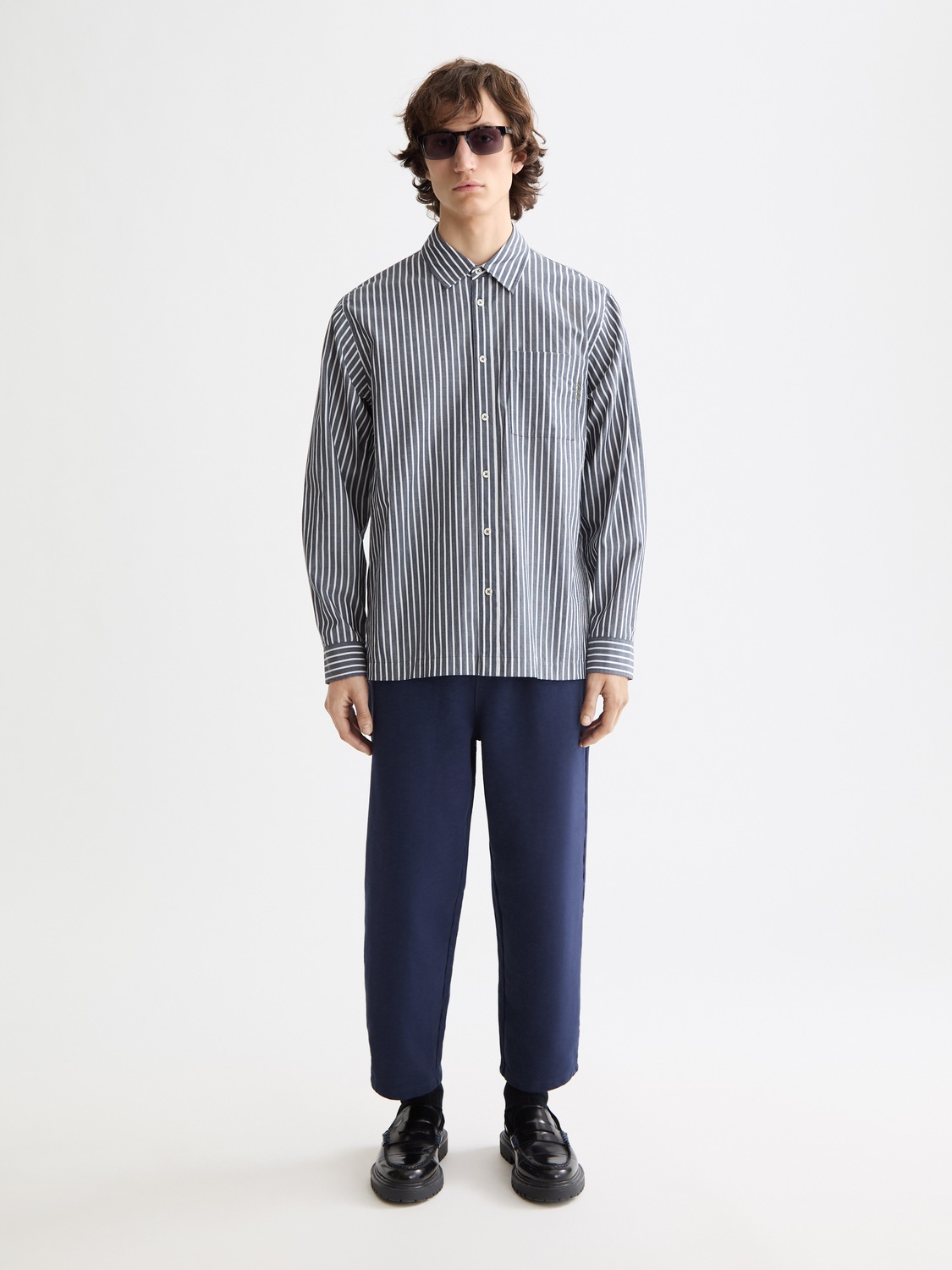 Striped poplin shirt - Scotch & Soda AU