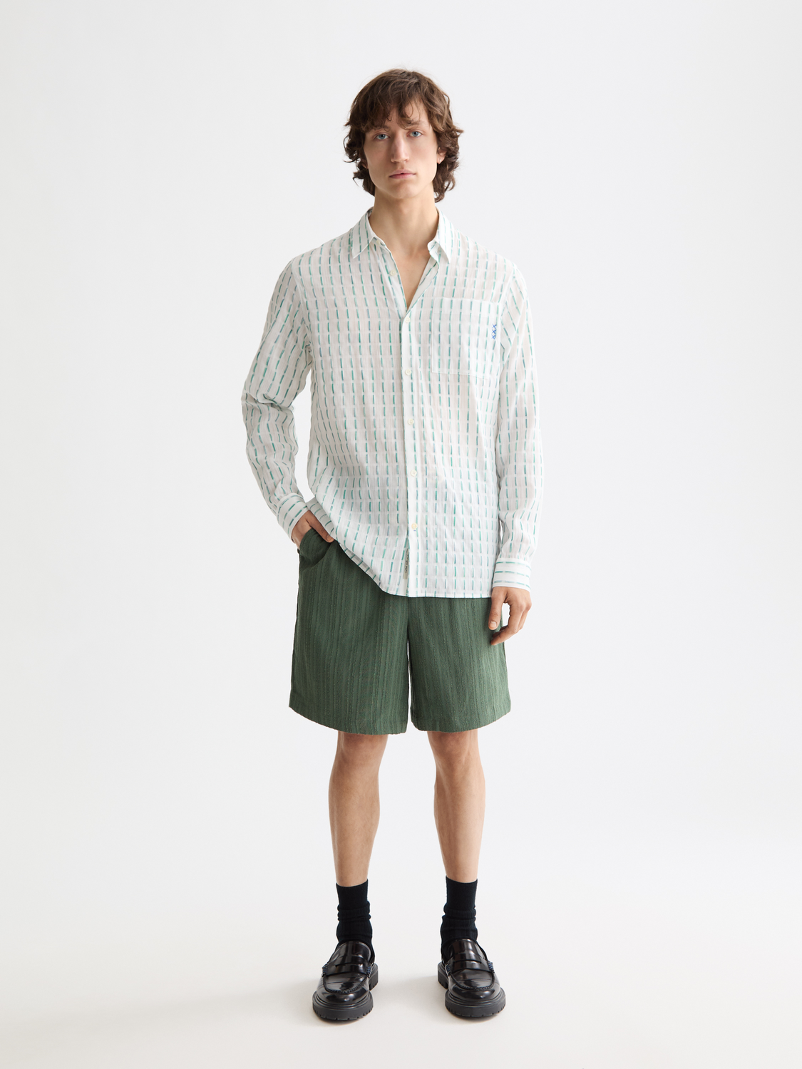 Striped cotton-voile shirt - Scotch & Soda AU