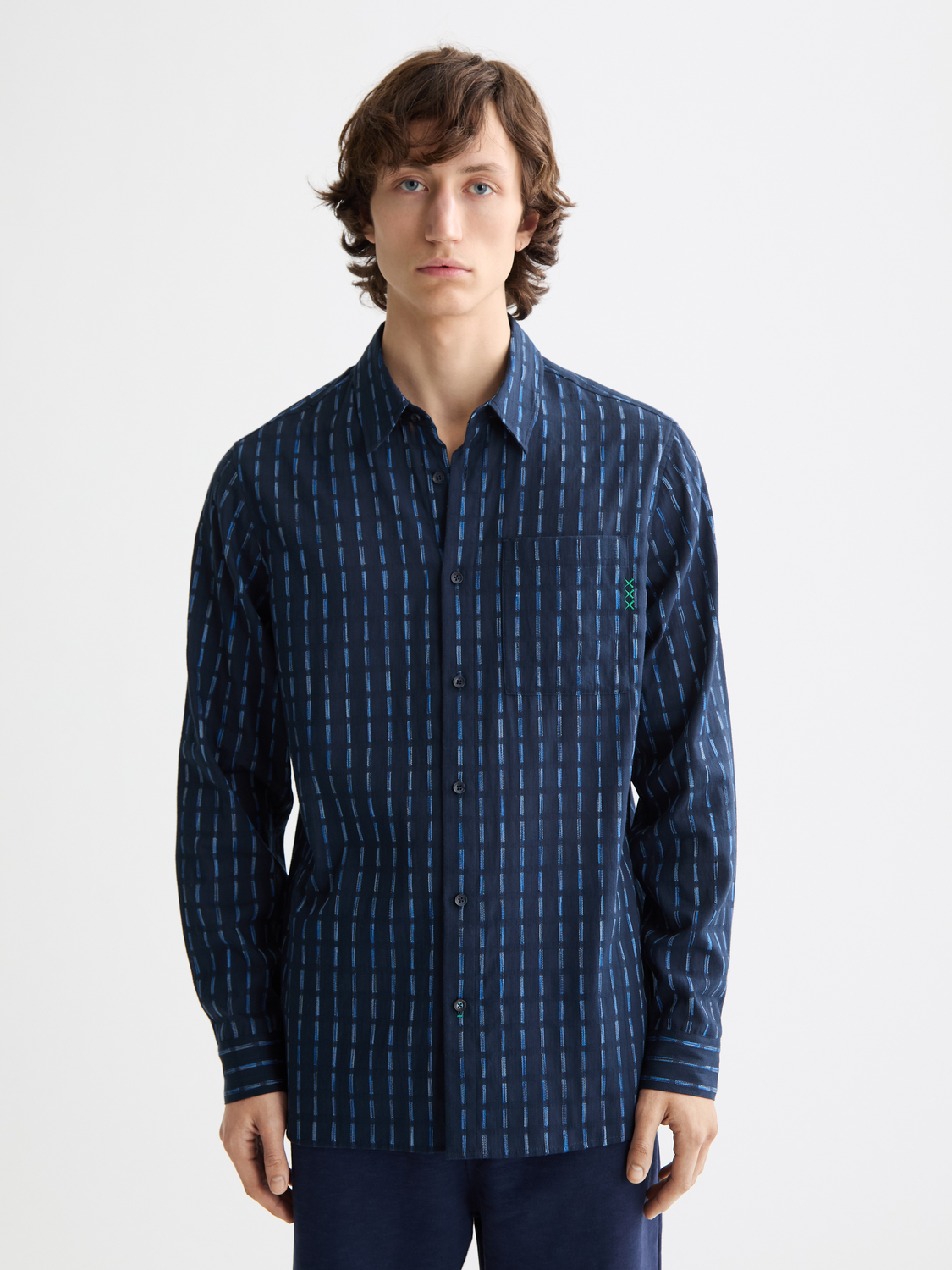 Striped cotton-voile shirt - Scotch & Soda AU