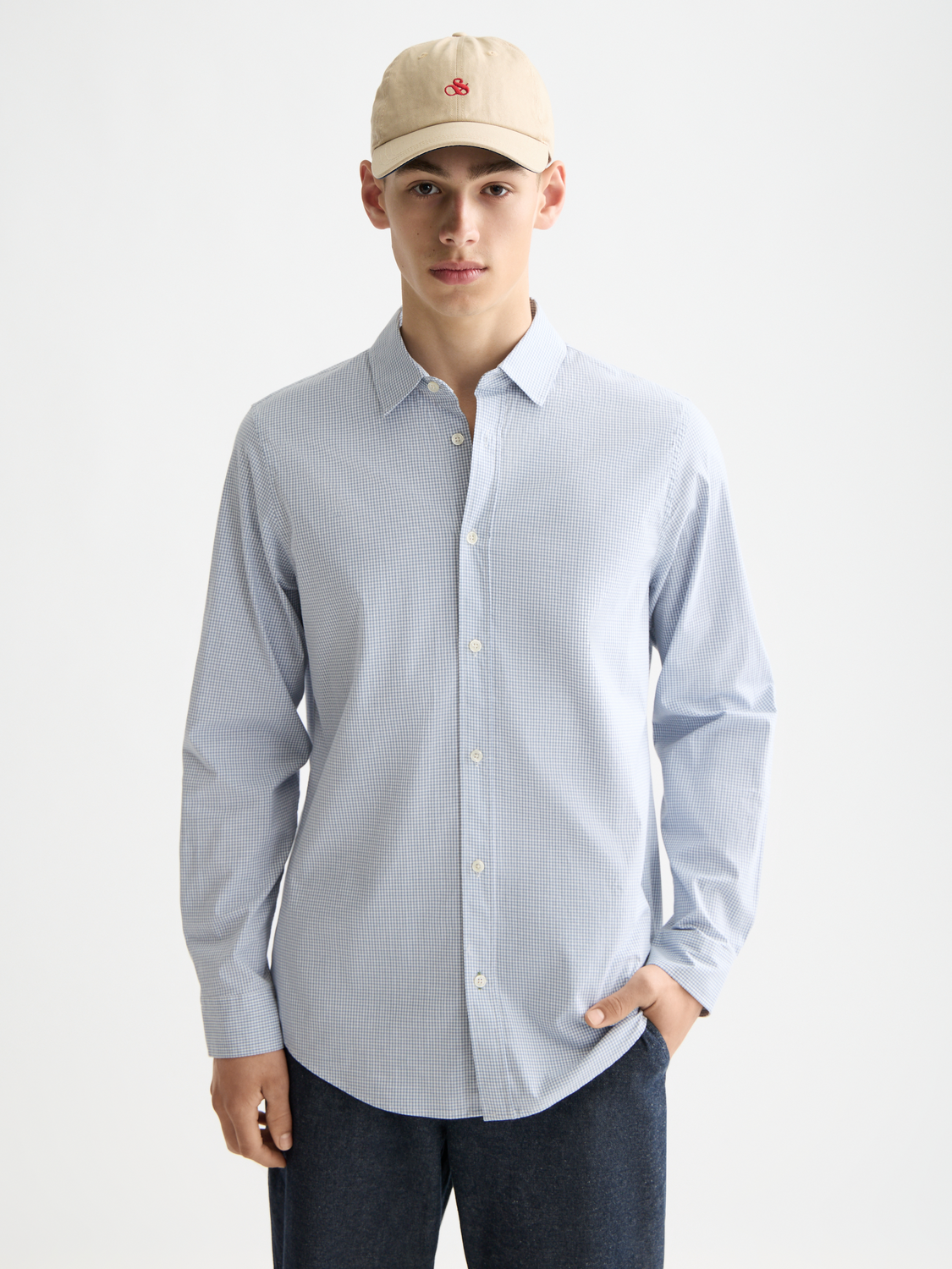 Check poplin shirt - Scotch & Soda AU
