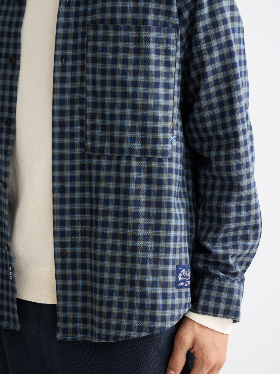 Lightweight flannel shirt - Scotch & Soda AU