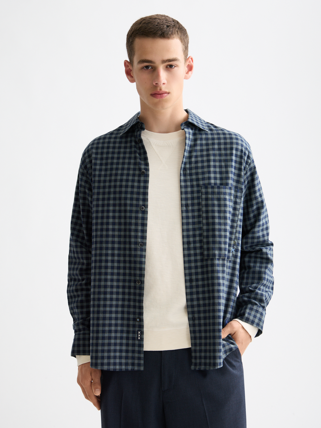 Lightweight flannel shirt - Scotch & Soda AU
