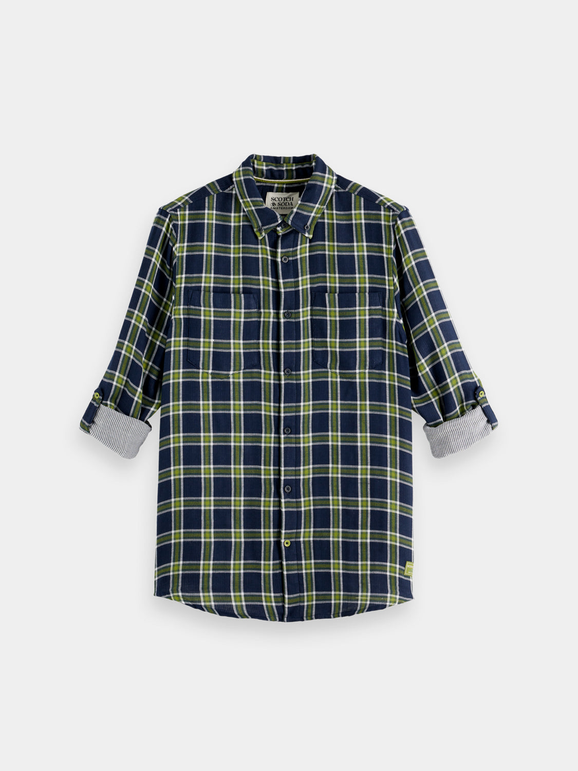 Double face check shirt - Scotch & Soda AU