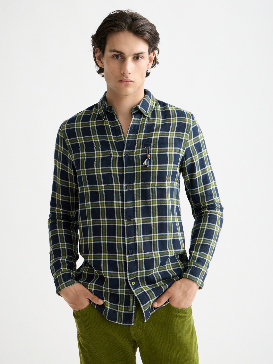 Double face check shirt - Scotch & Soda AU