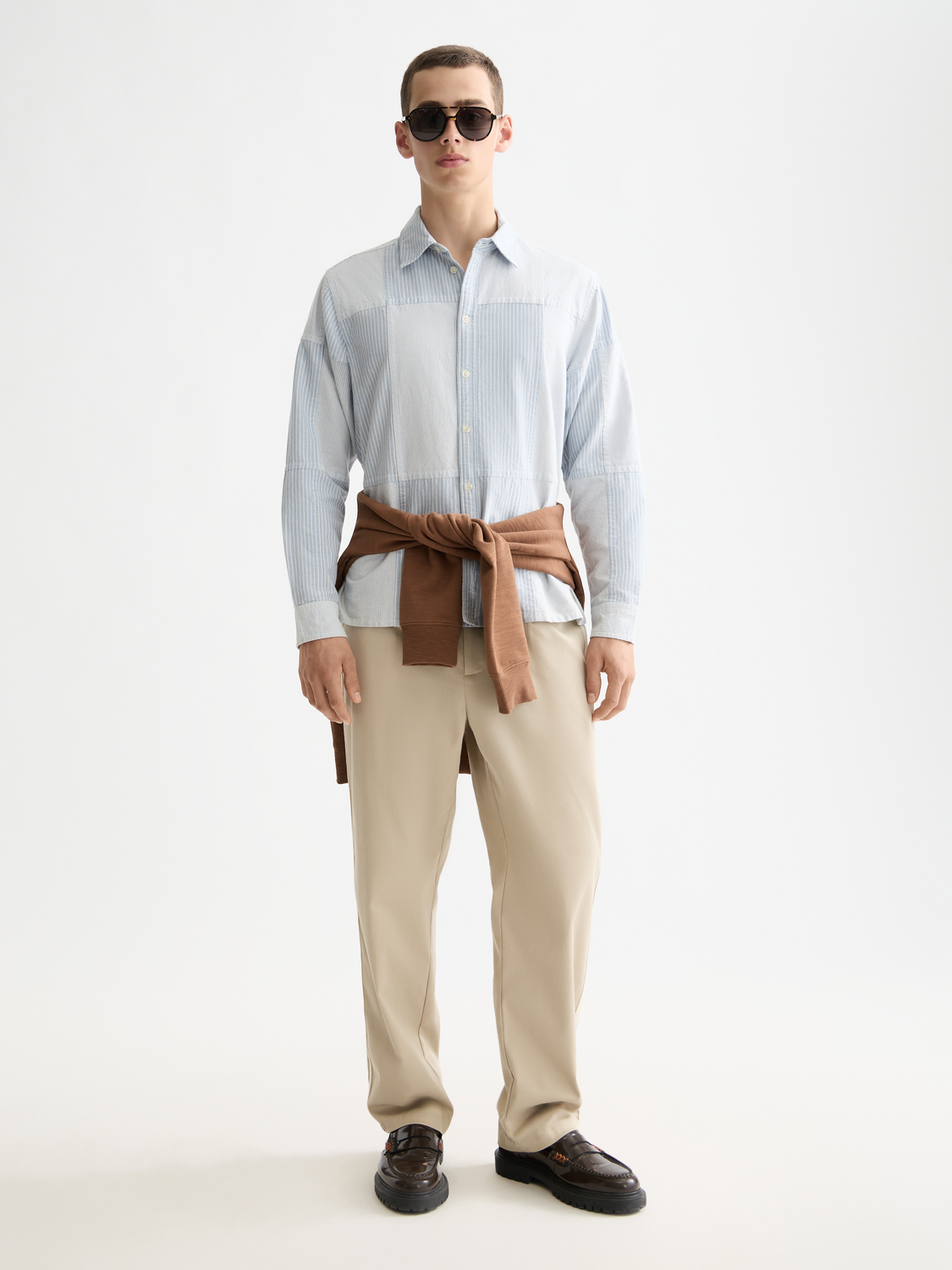 Patchwork Oxford shirt - Scotch & Soda AU