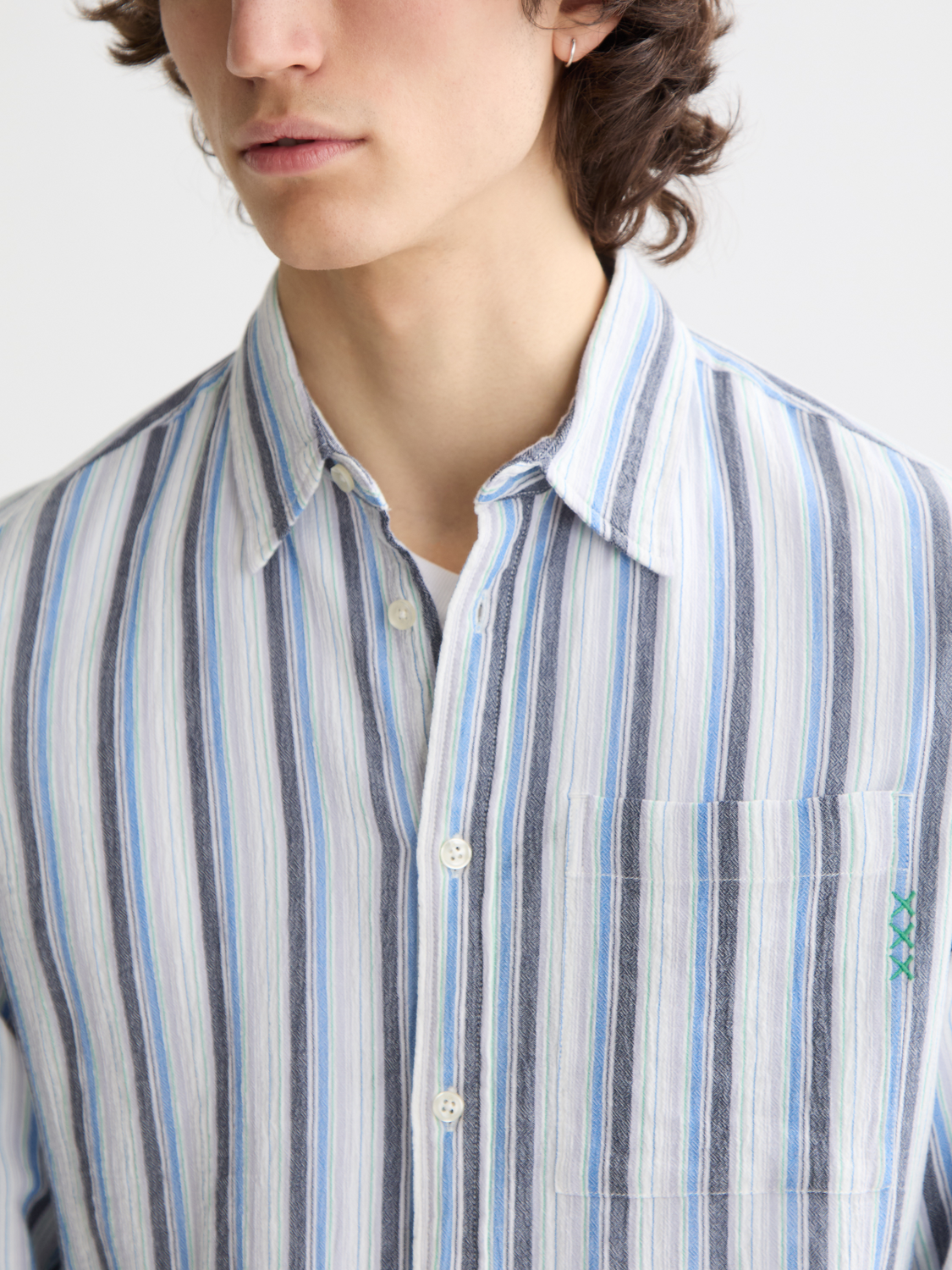 Textured striped shirt - Scotch & Soda AU
