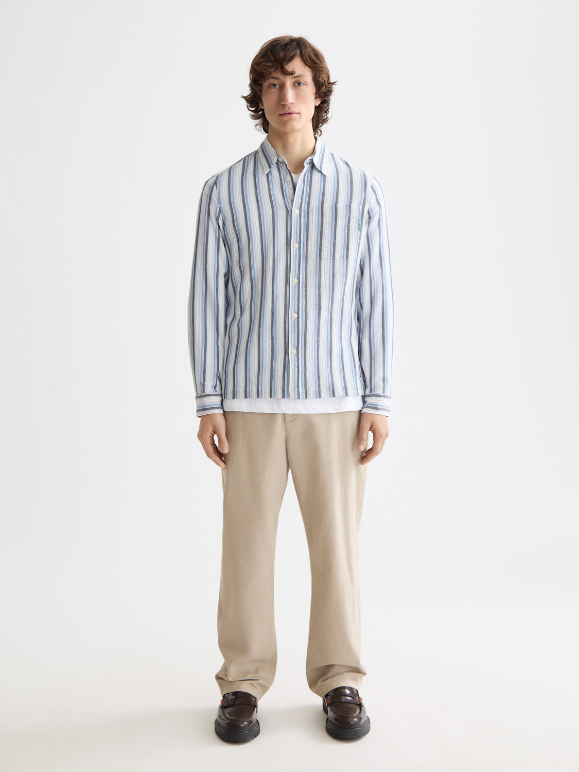 Textured striped shirt - Scotch & Soda AU