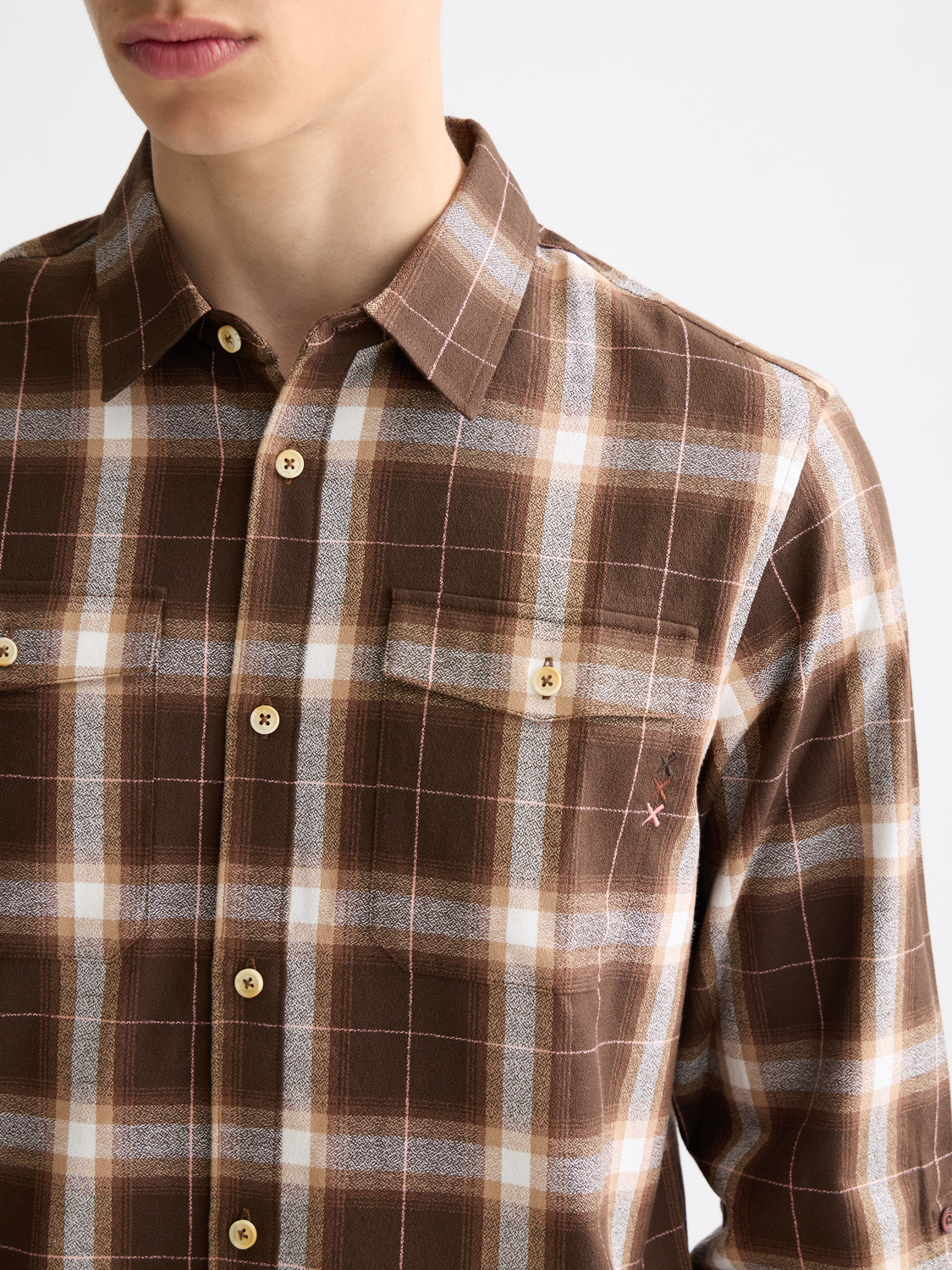Lightweight flannel shirt - Scotch & Soda AU
