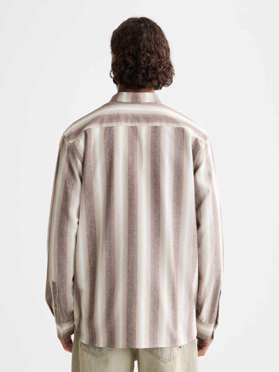 Shadow-striped cotton shirt - Scotch & Soda AU
