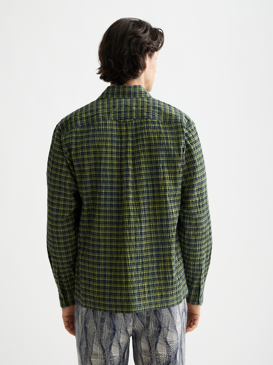 Crinkle checked shirt - Scotch & Soda AU
