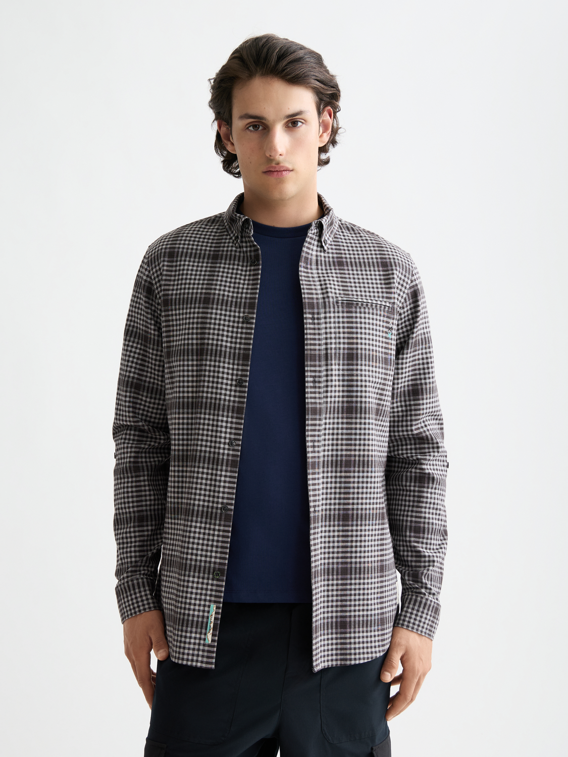 Shadow check double face shirt - Scotch & Soda AU