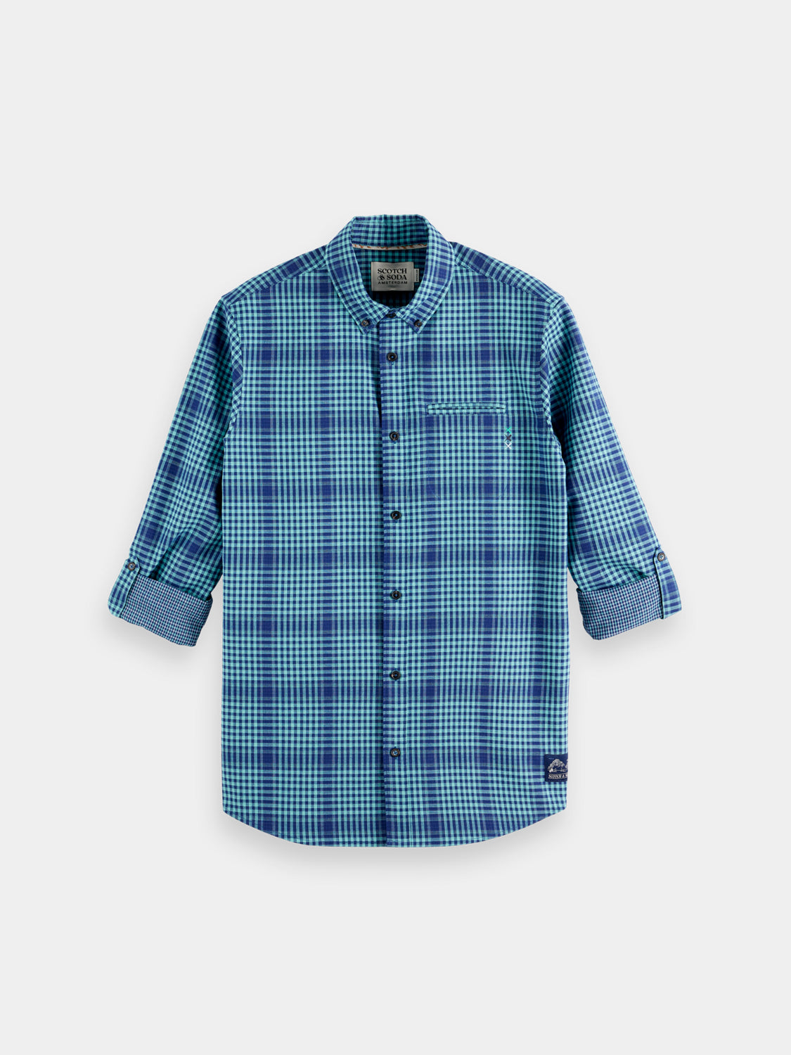 Shadow check double face shirt - Scotch & Soda AU