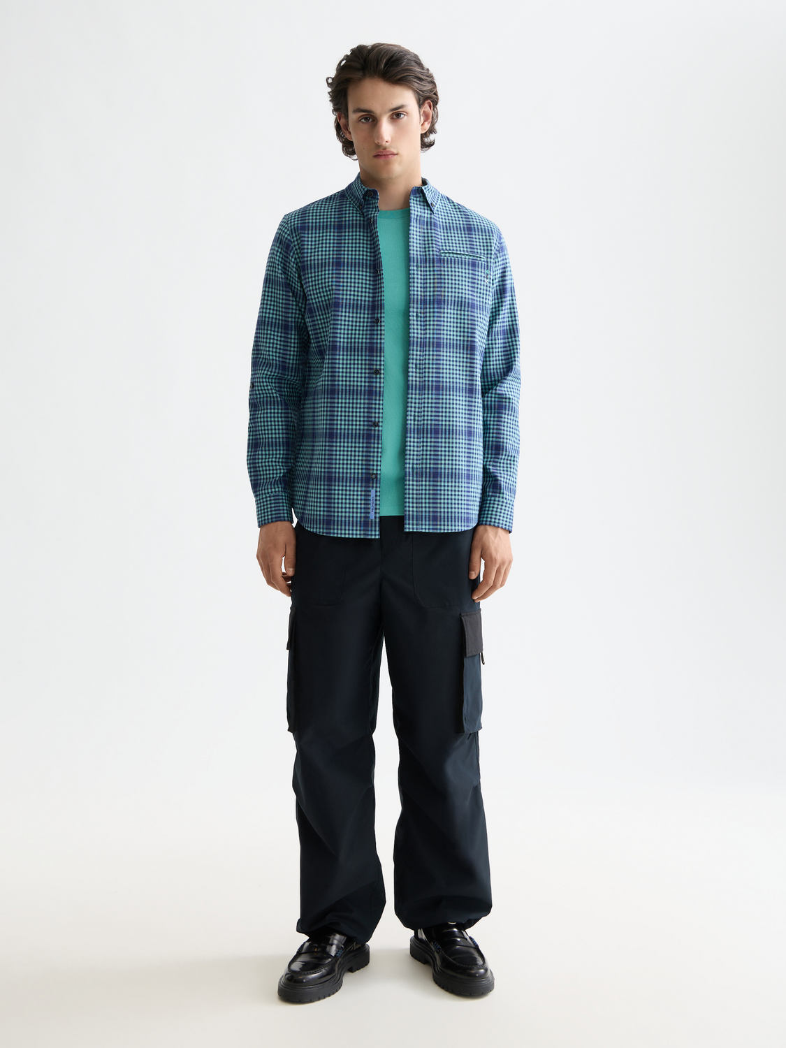 Shadow check double face shirt - Scotch & Soda AU