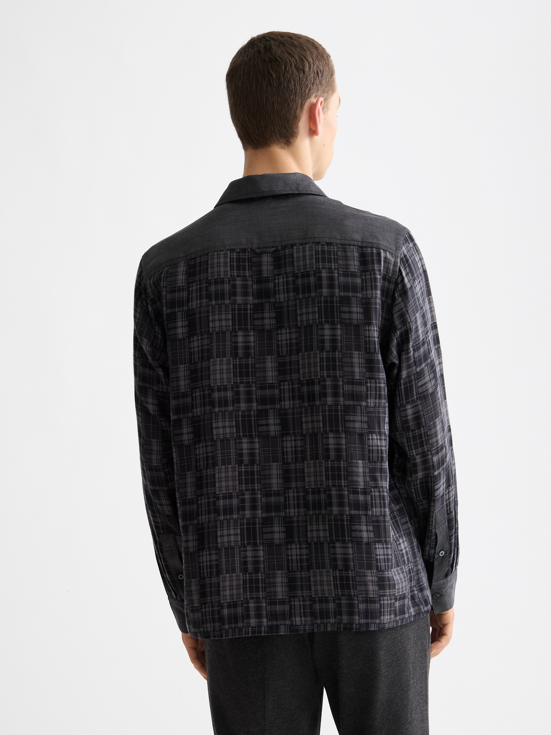 Patchwork flannel shirt - Scotch & Soda AU