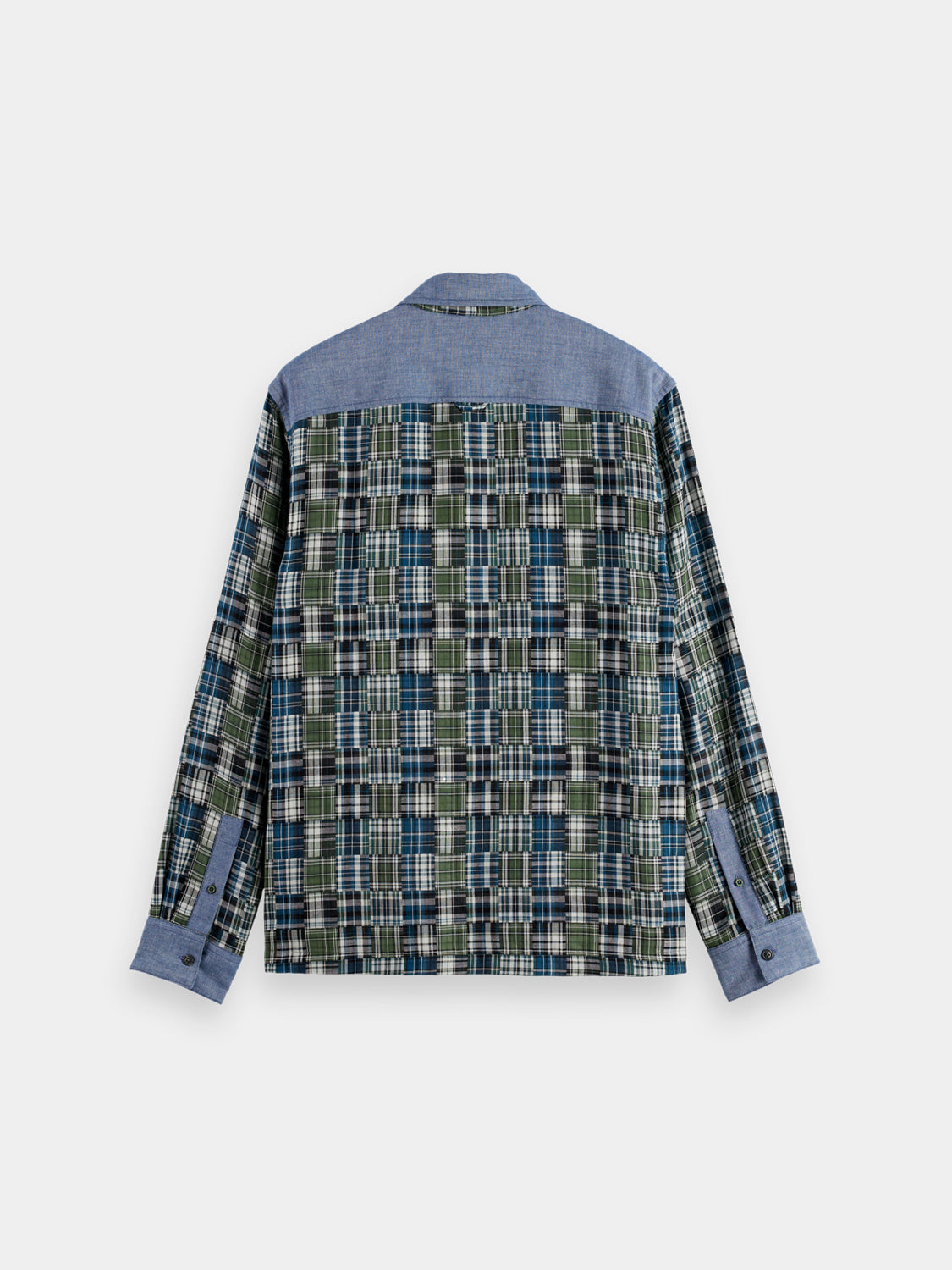 Patchwork flannel shirt - Scotch & Soda AU
