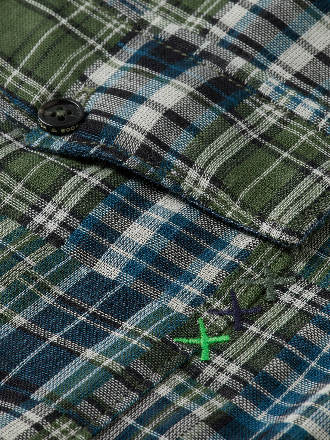 Patchwork flannel shirt - Scotch & Soda AU