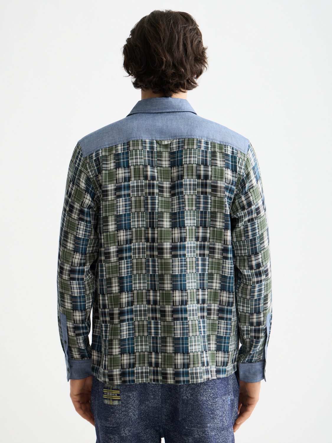 Patchwork flannel shirt - Scotch & Soda AU