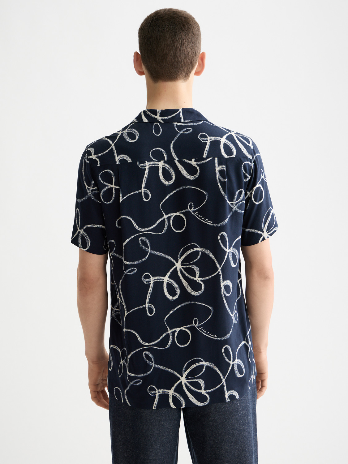 Printed short sleeved shirt - Scotch & Soda AU