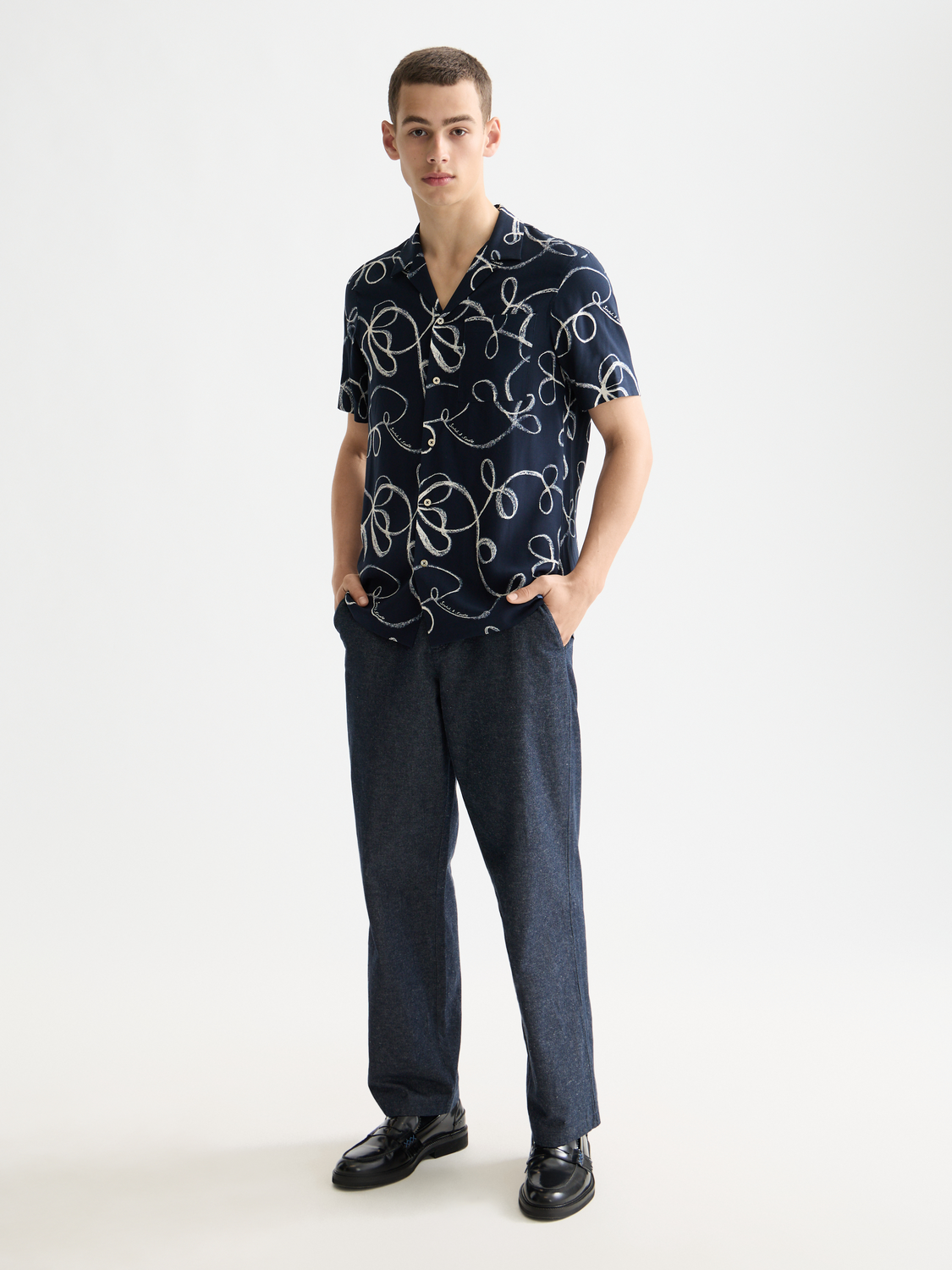 Printed short sleeved shirt - Scotch & Soda AU