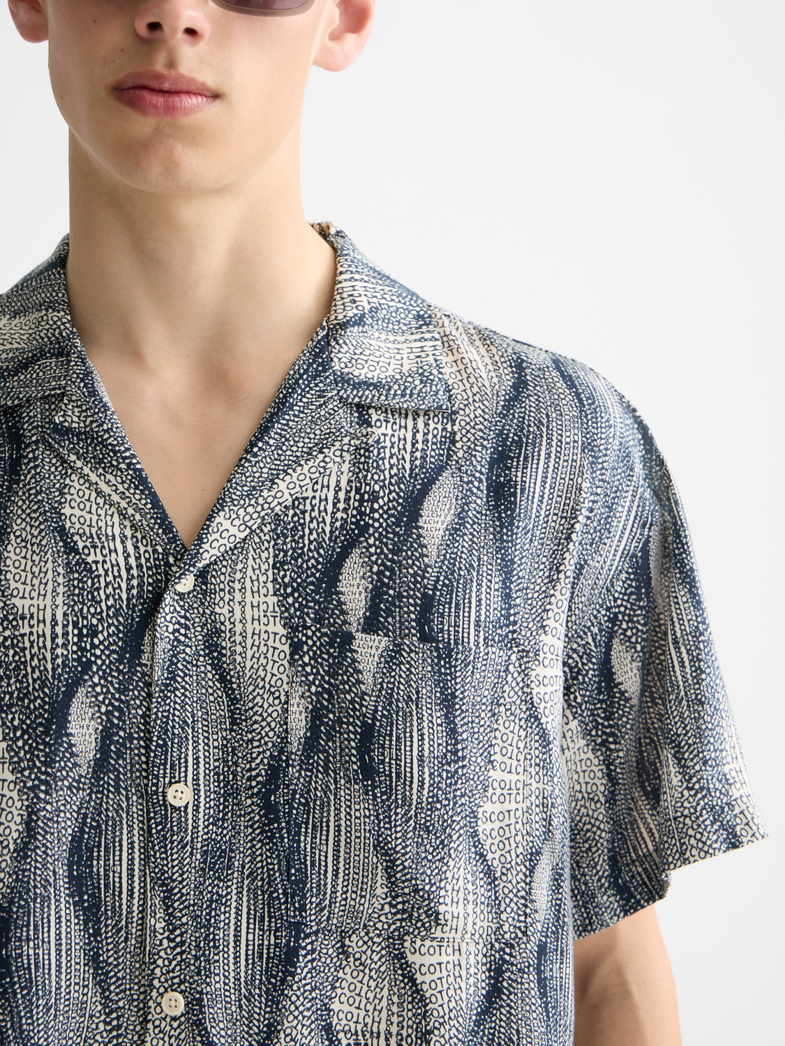 Printed short sleeved shirt - Scotch & Soda AU
