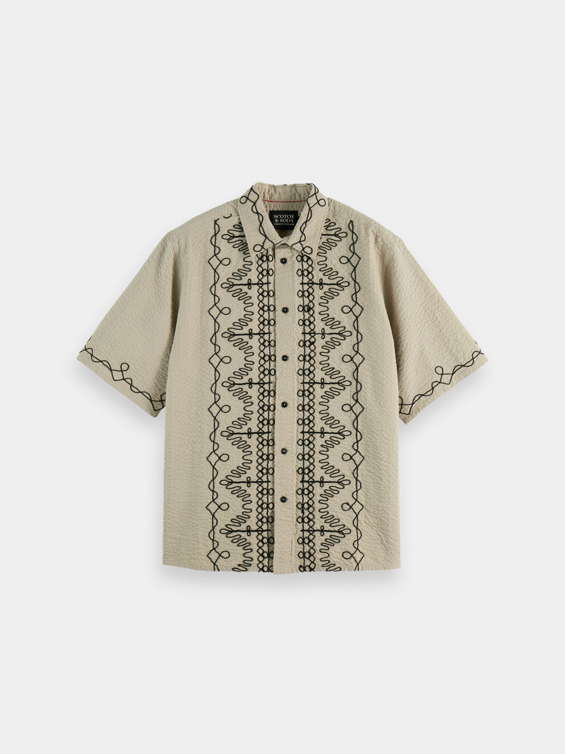 Embroidered short sleeved shirt - Scotch & Soda AU
