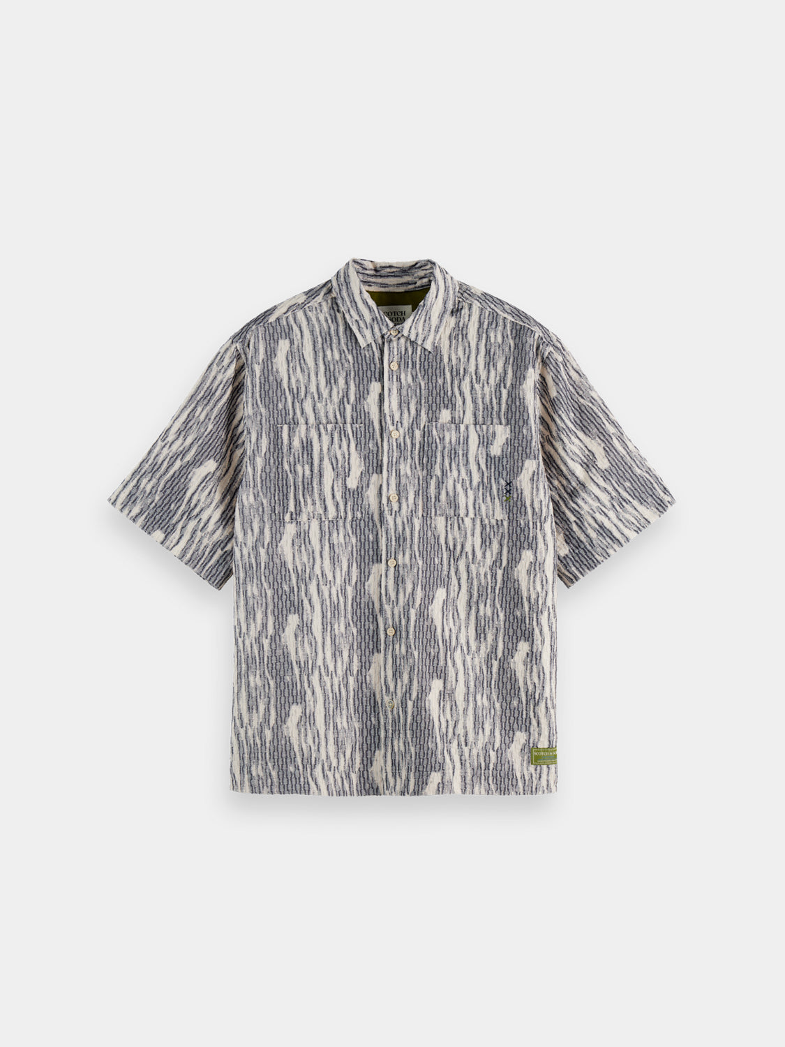 Jacquard short sleeved shirt - Scotch & Soda AU