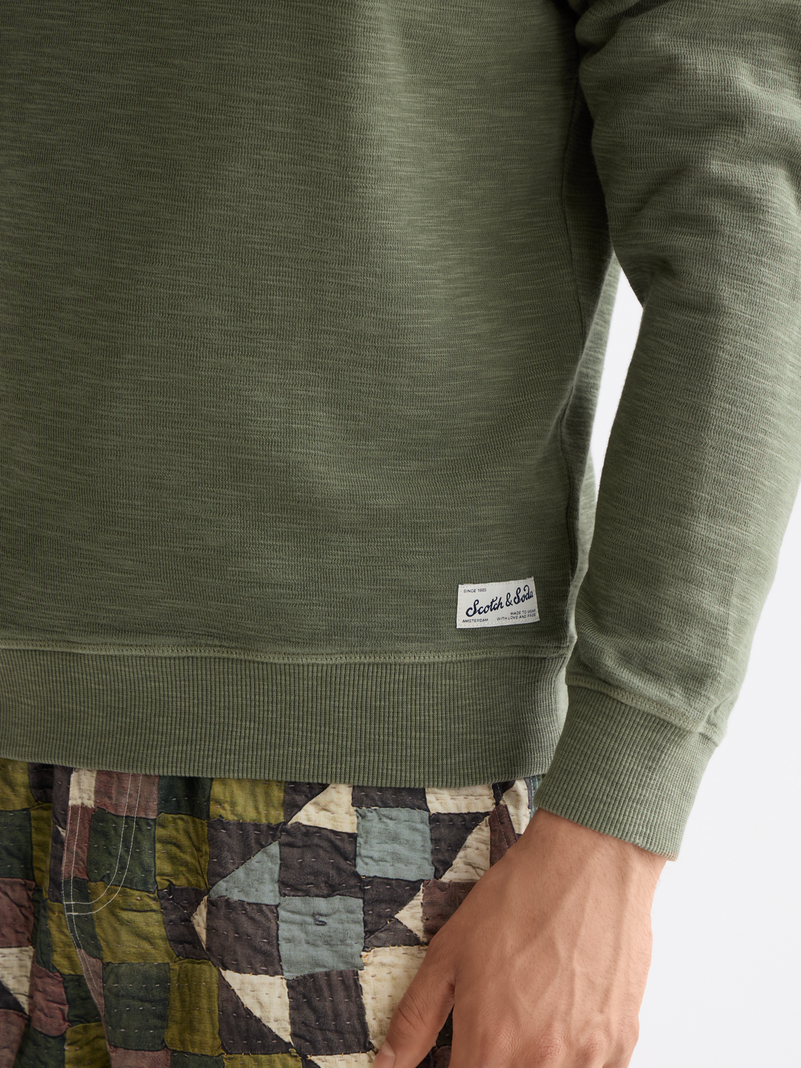 Garment-dyed sweatshirt - Scotch & Soda AU