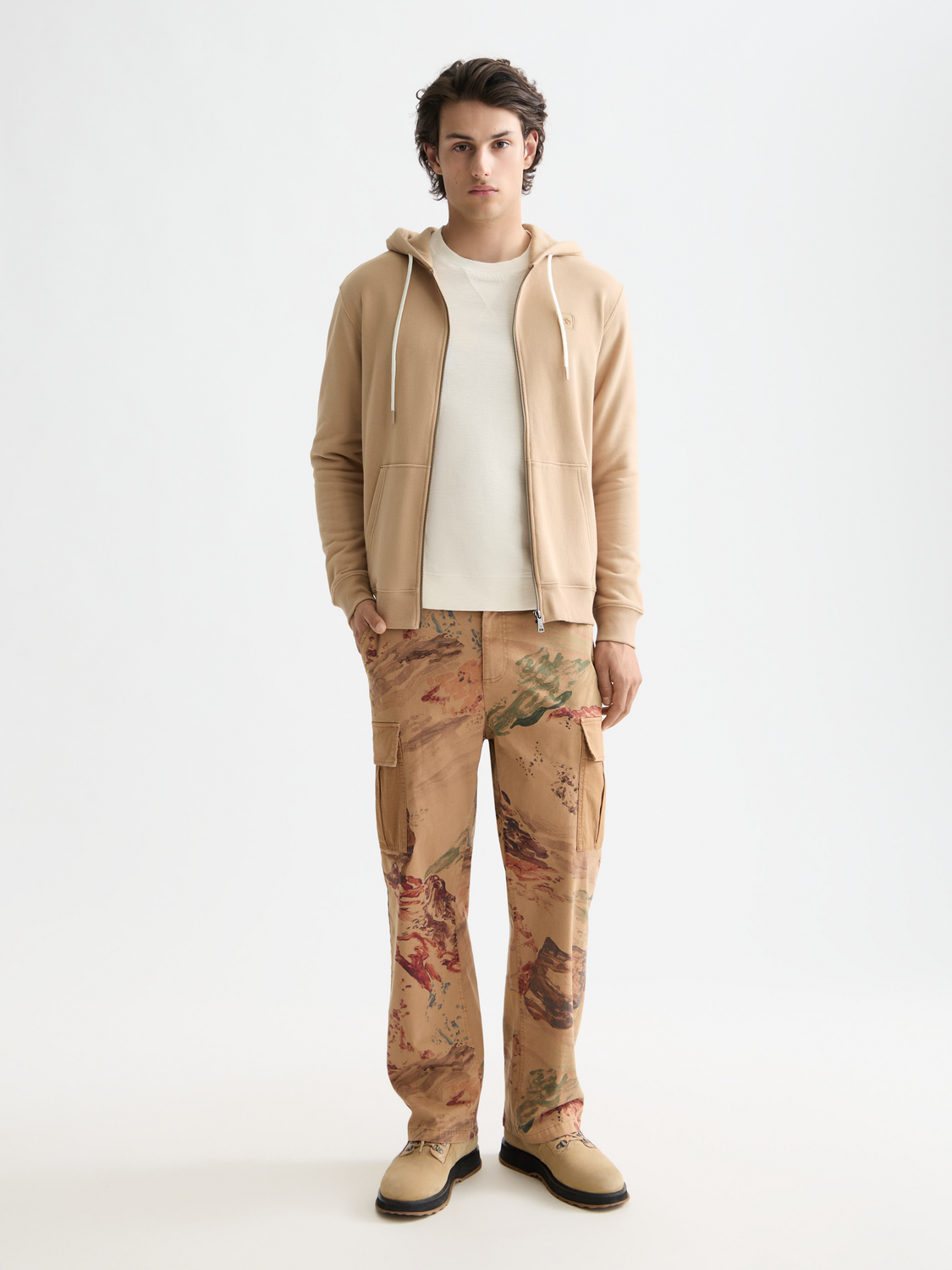 Zip-thru logo hoodie - Scotch & Soda AU