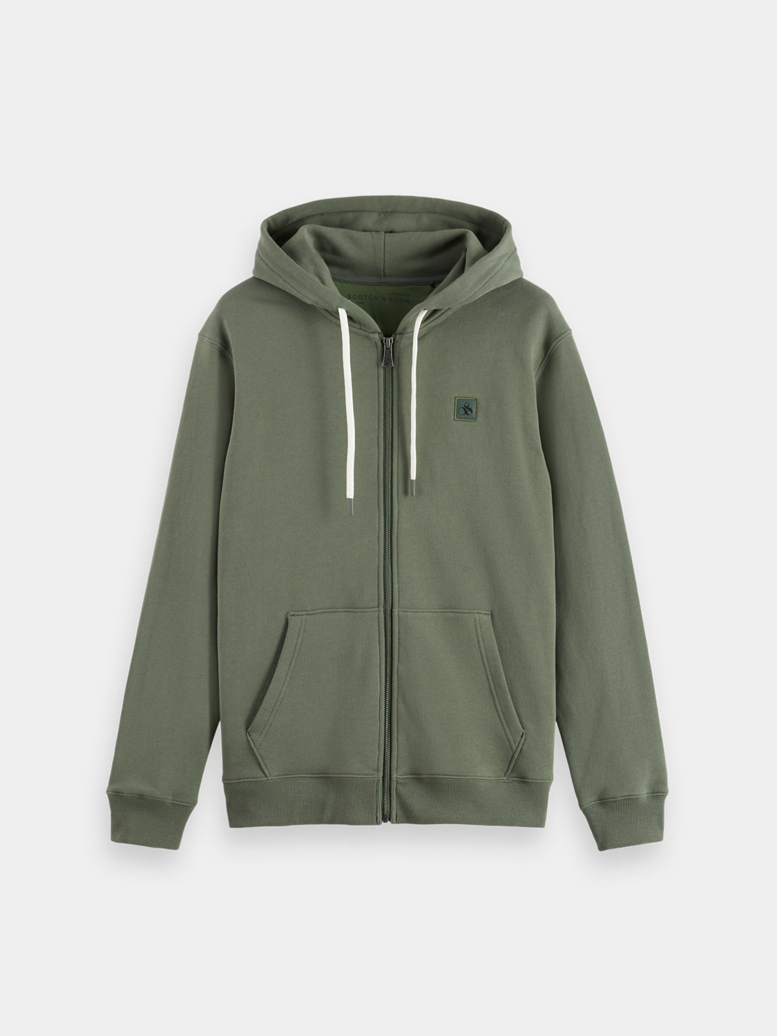 Zip-thru logo hoodie - Scotch & Soda AU