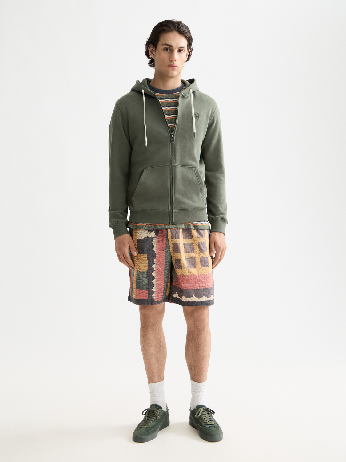 Zip-thru logo hoodie - Scotch & Soda AU