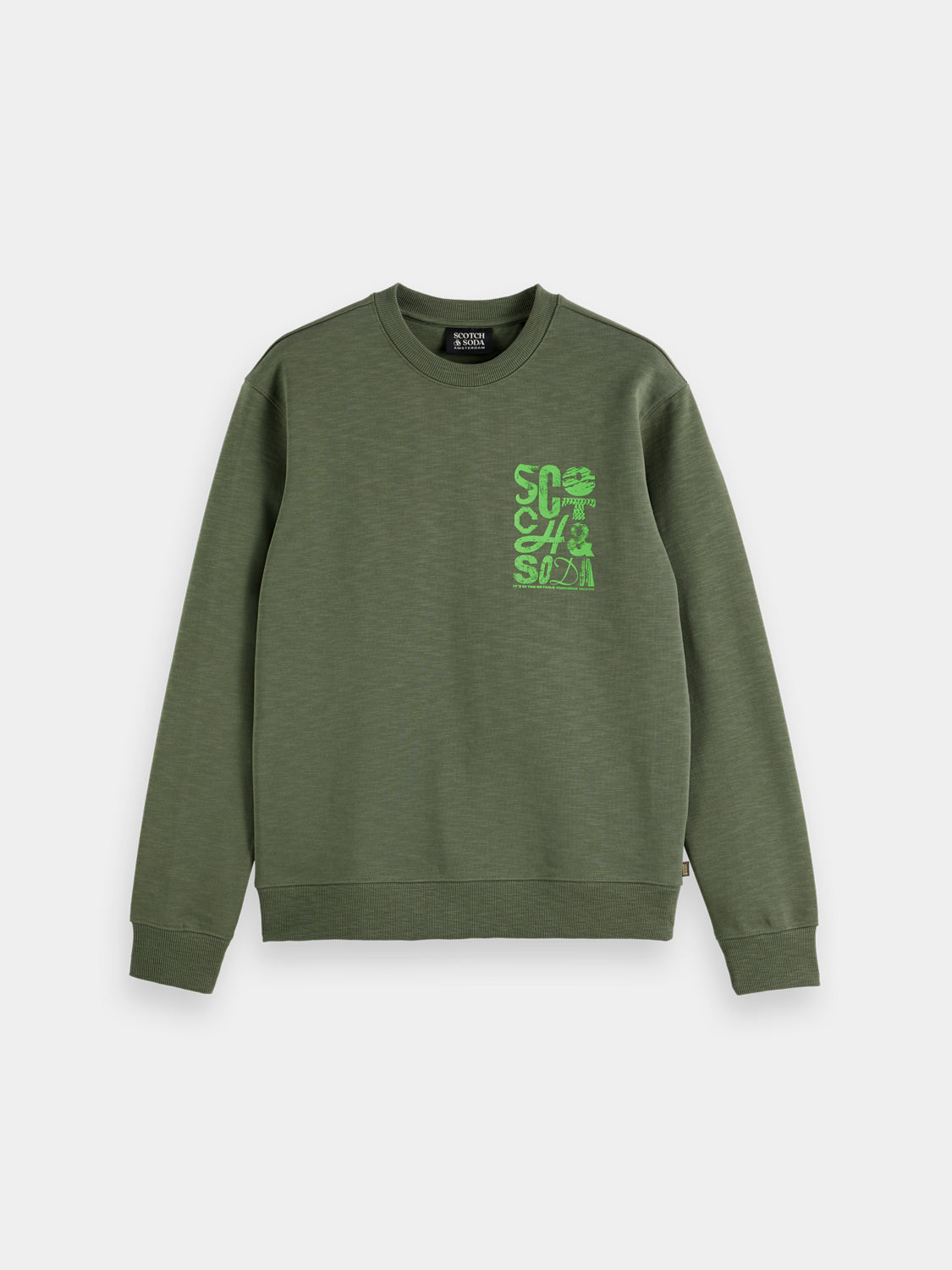 Chest logo sweatshirt - Scotch & Soda AU