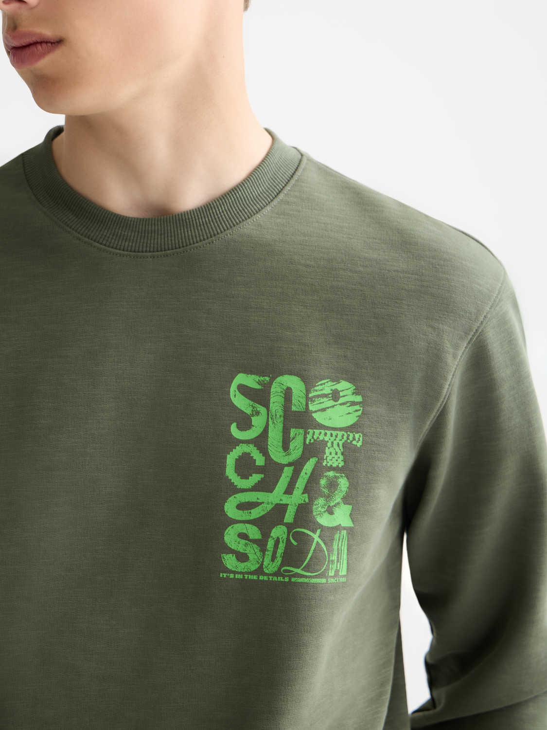Chest logo sweatshirt - Scotch & Soda AU