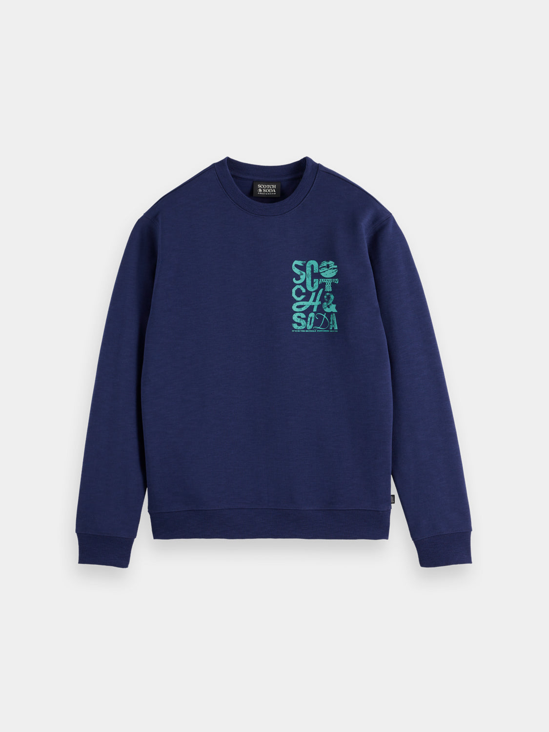 Chest logo sweatshirt - Scotch & Soda AU
