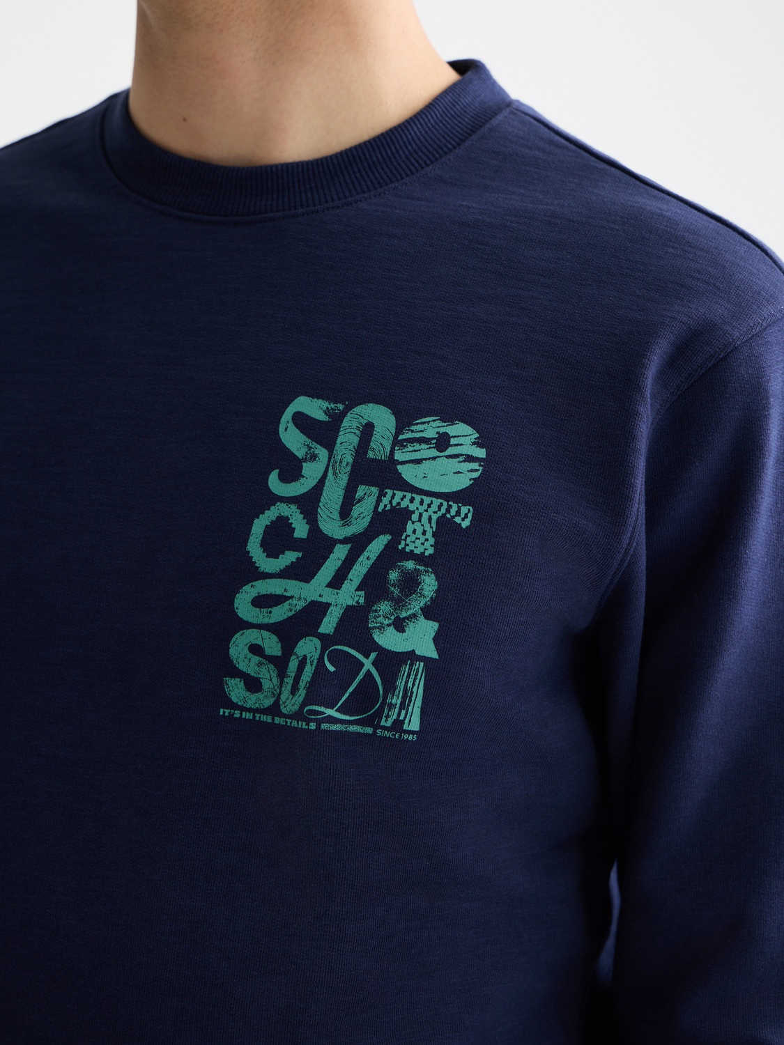 Chest logo sweatshirt - Scotch & Soda AU