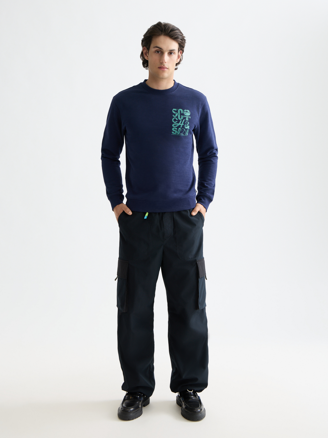 Chest logo sweatshirt - Scotch & Soda AU