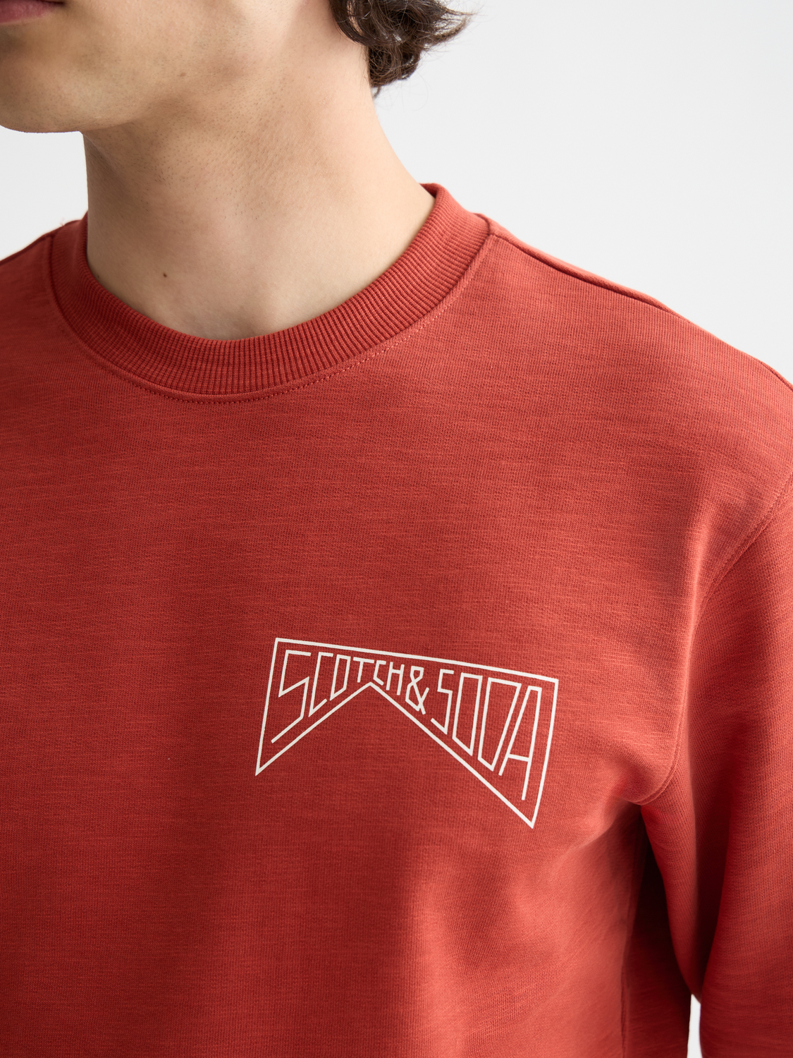 Chest logo sweatshirt - Scotch & Soda AU