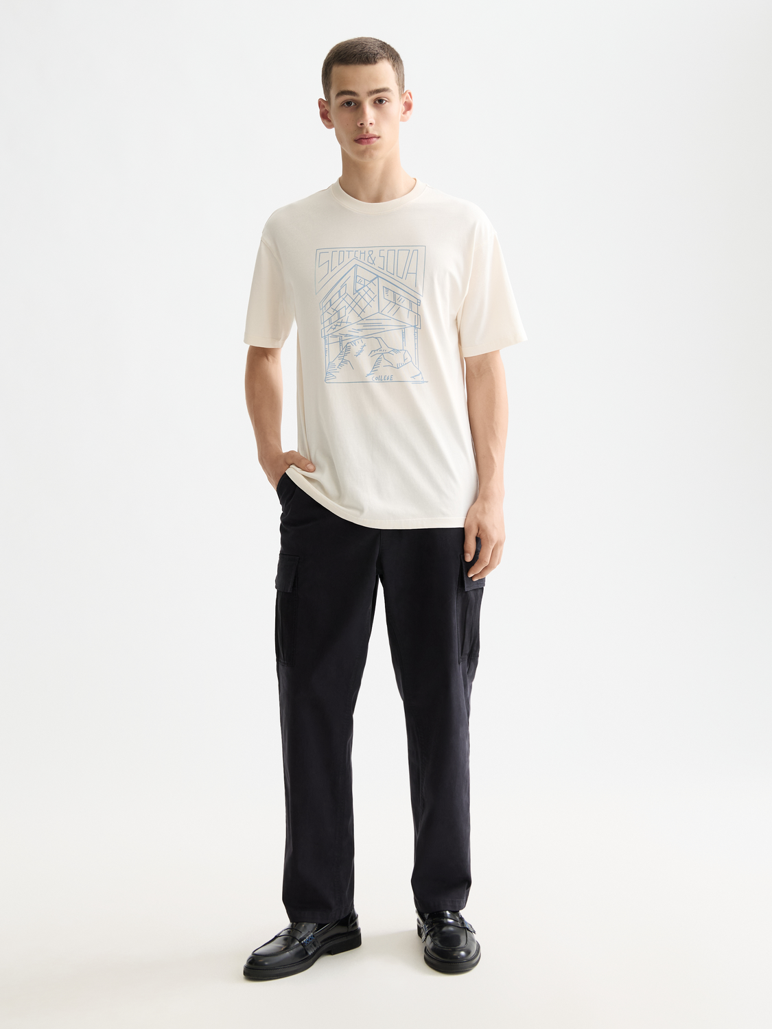 Graphic t-shirt - Scotch & Soda AU