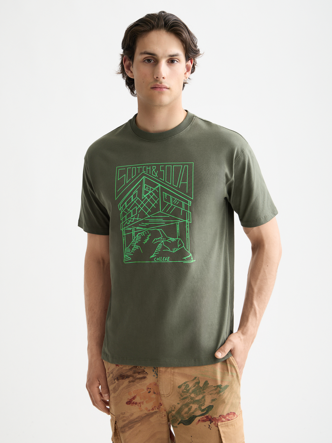 Graphic t-shirt - Scotch & Soda AU