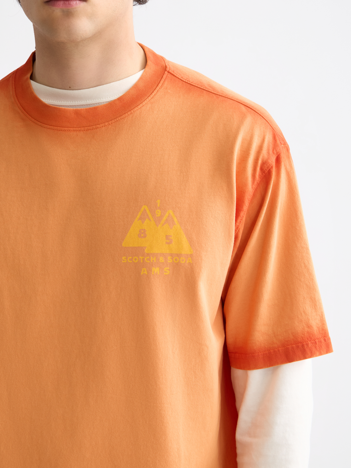 Garment-dyed t-shirt - Scotch & Soda AU