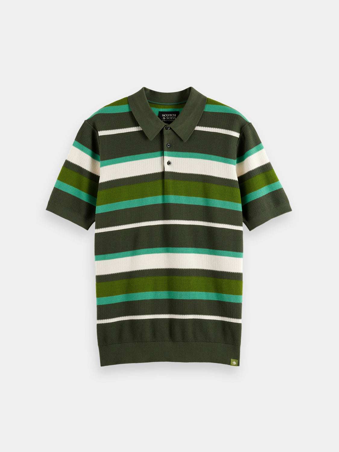 Knitted striped polo - Scotch & Soda AU
