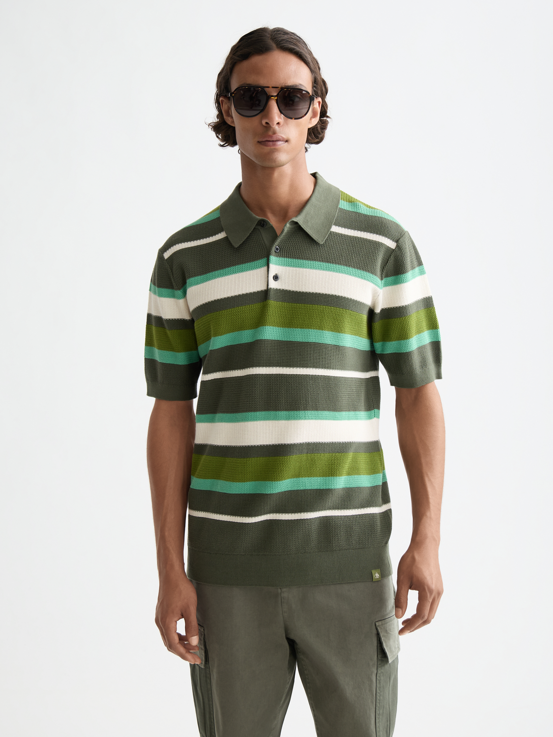 Knitted striped polo - Scotch & Soda AU